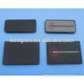 rubber customize patch for male and female clothing logo